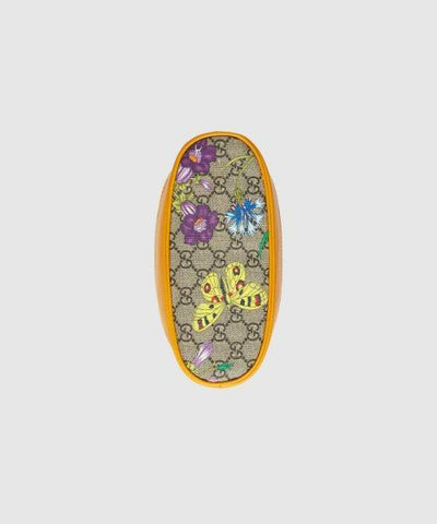 Gucci Ophidia GG Flora Small Bucket Bag Yellow