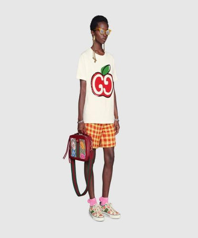 Gucci Ophidia GG Flora Small Shoulder Bag Red