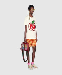 Gucci Ophidia GG Flora Small Shoulder Bag Red