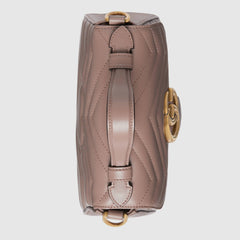 Gucci GG Marmont Mini Top Handle Bag Dusty Pink
