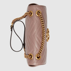 Gucci GG Marmont Medium Matelasse Shoulder Bag Dusty Pink