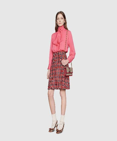 Gucci Queen Margaret GG Mini Bag Brown