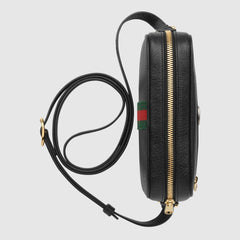 Gucci Ophidia Leather Mini Bag Black