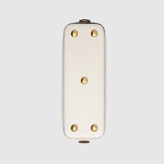 Gucci 1955 Horsebit small top handle bag White