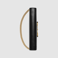 Gucci 1955 Horsebit Wallet With Chain Black