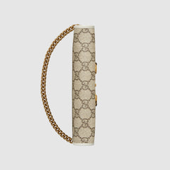 Gucci 1955 Horsebit Wallet With Chain GG Supreme Brown