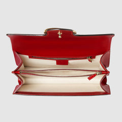 Gucci GG Marmont Leather Shoulder Bag Red