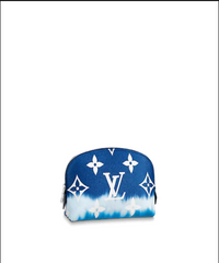 LV Escale Pochette Cosmetique Bleu