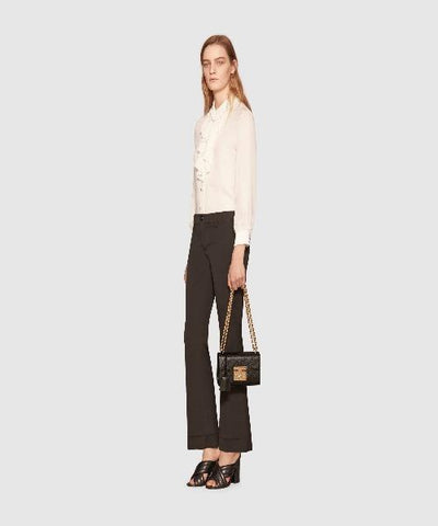 Gucci Padlock Small Signature Shoulder Bag Black