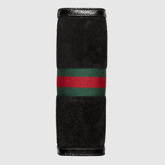 Gucci Ophidia Suede Small Shoulder Bag Black