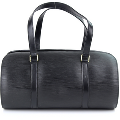 LV Soufflot Bag Black Epi Leather Noir