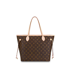 LV Neverfull MM Monogram Beige