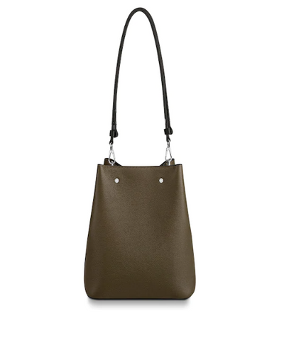 LV LockMe Bucket Laurier Toffee Latte Black