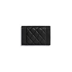 Chanel Boy Small Flap Wallet Black