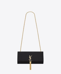 Saint Laurent Kate Medium Tassel Black Velvet
